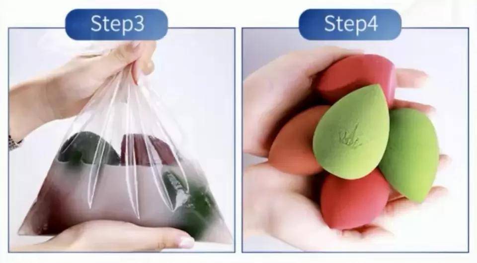 对比|是时候给你的化妆工具洗洗澡啦!