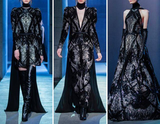 Elie|Elie Saab 2021秋冬成衣系列：这一抹黑色，也太优雅了