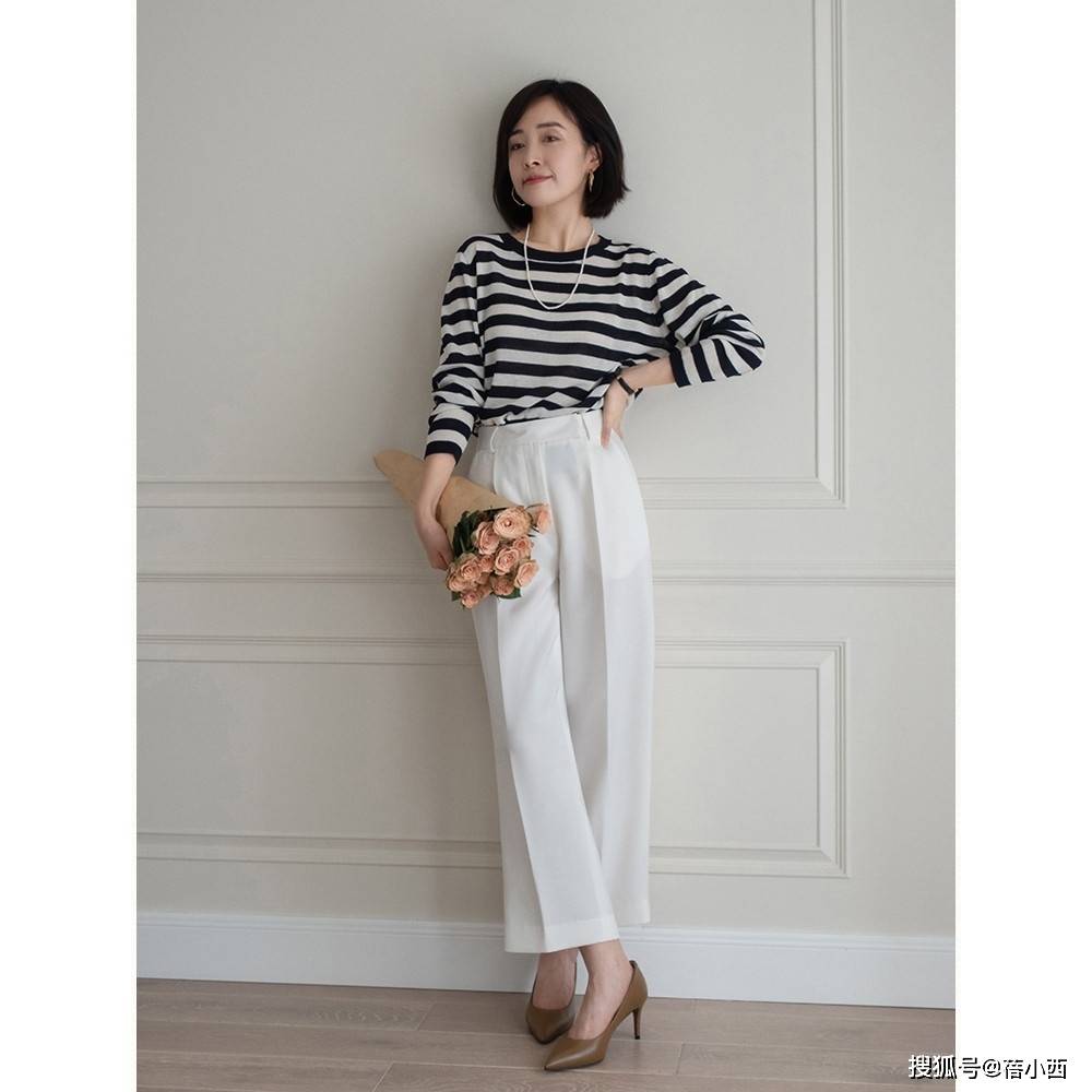 chic|早秋衣橱里必备“条纹衫”，chic！百搭！学做一个真正时髦的女人