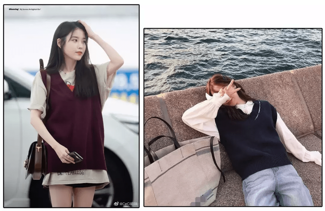 条纹|初秋针织衫，舒服百搭显气质，上身直男斩