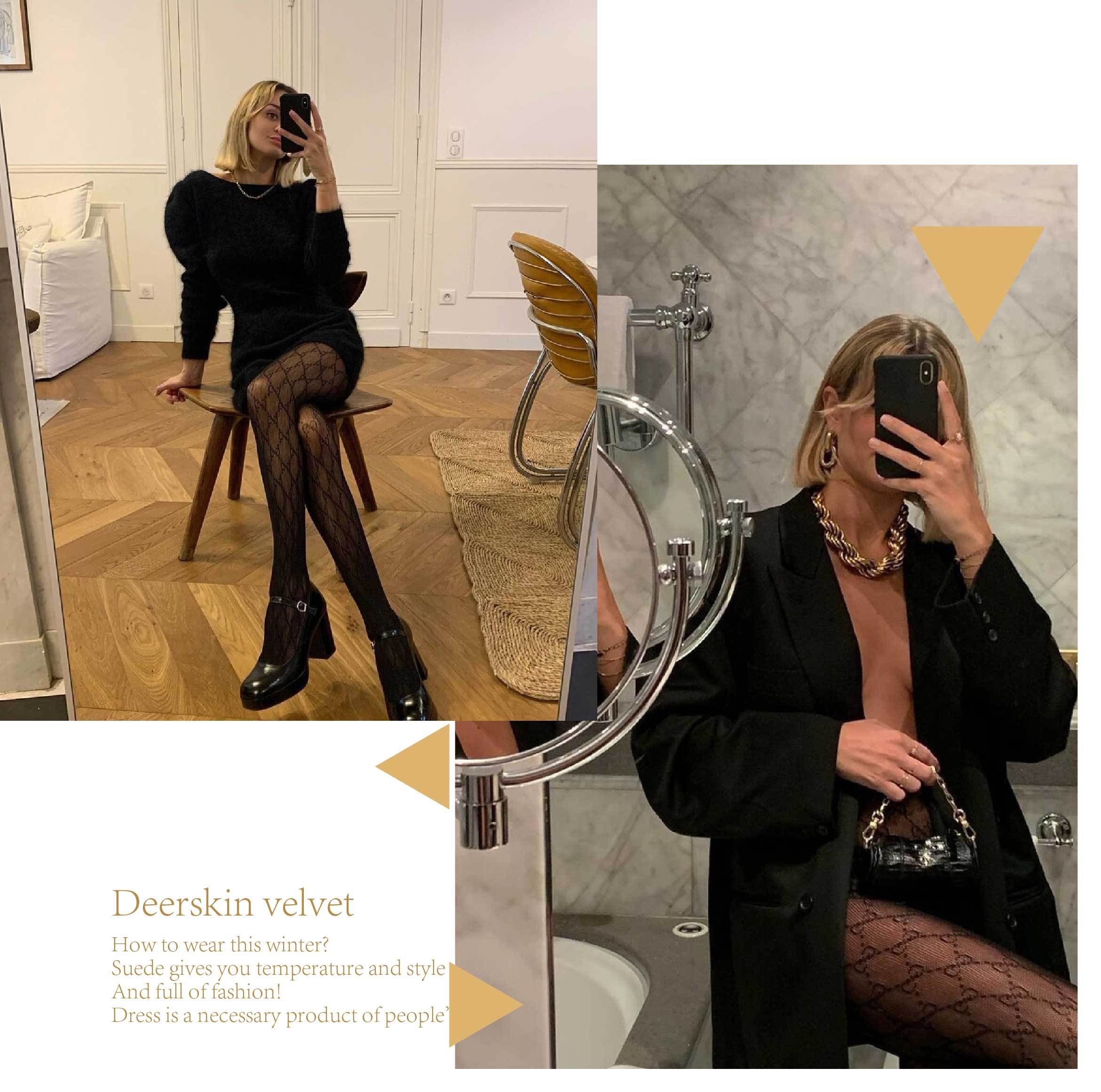 短裙|不想让自己成为“乌鸡腿”，今年的黑丝就这么搭，新潮还不低俗