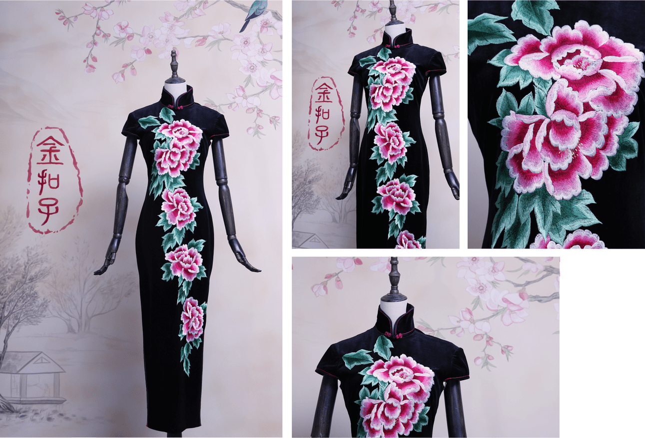 扣子|金扣子手工打造,喜婆婆 妈妈装