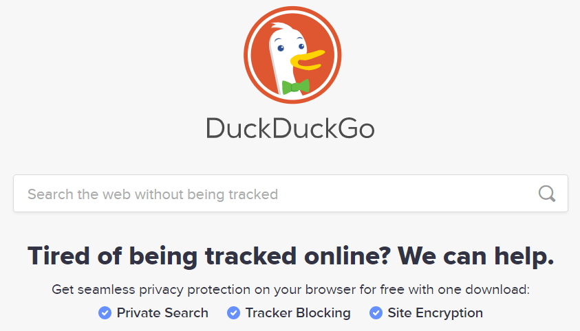 俄羅斯搜索引擎. 06 duckduckgo :https://duckduckgo.com