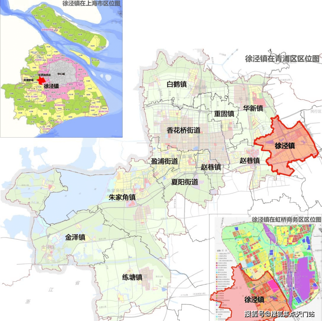 青浦区徐泾镇地图范围图片