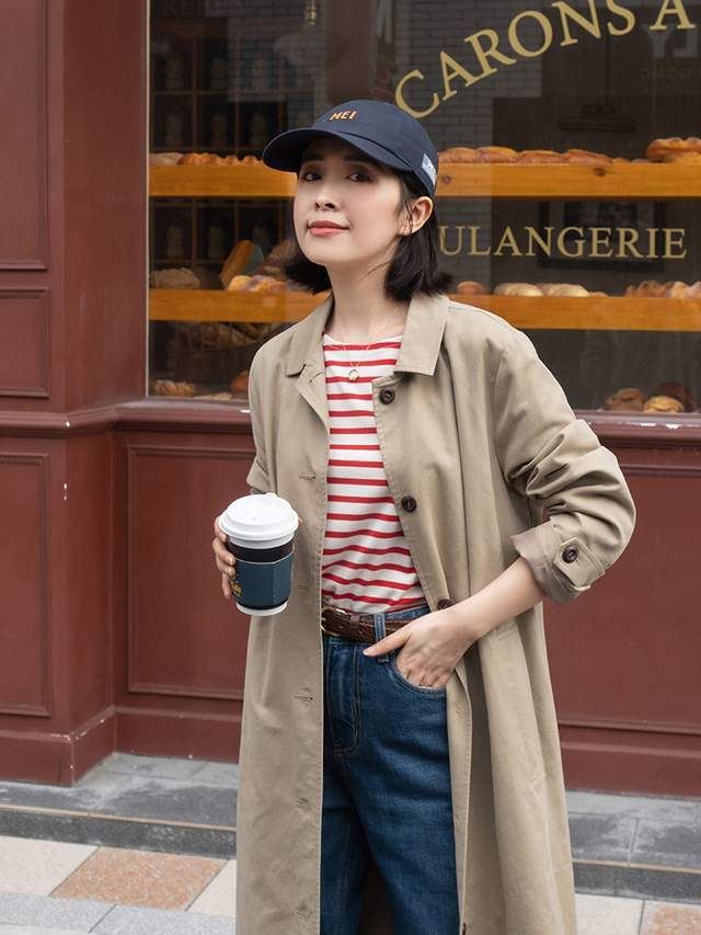 西裤|今年秋天“条纹衫”又火了,搭配上牛仔裤或直筒西裤,高级又洋气