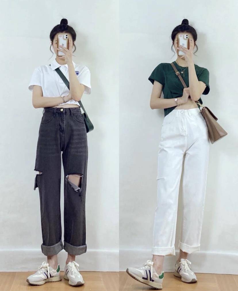 身材|今夏火了“少女感”穿搭款式,T恤+短裤,减龄还好看