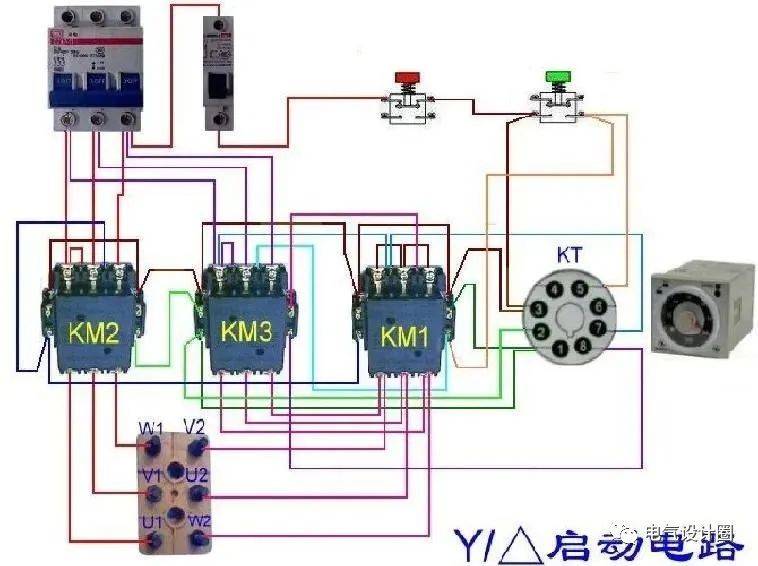 1,電動機星三角起動2,雙速電機3,星三角啟動和雙速風機的控制的區別