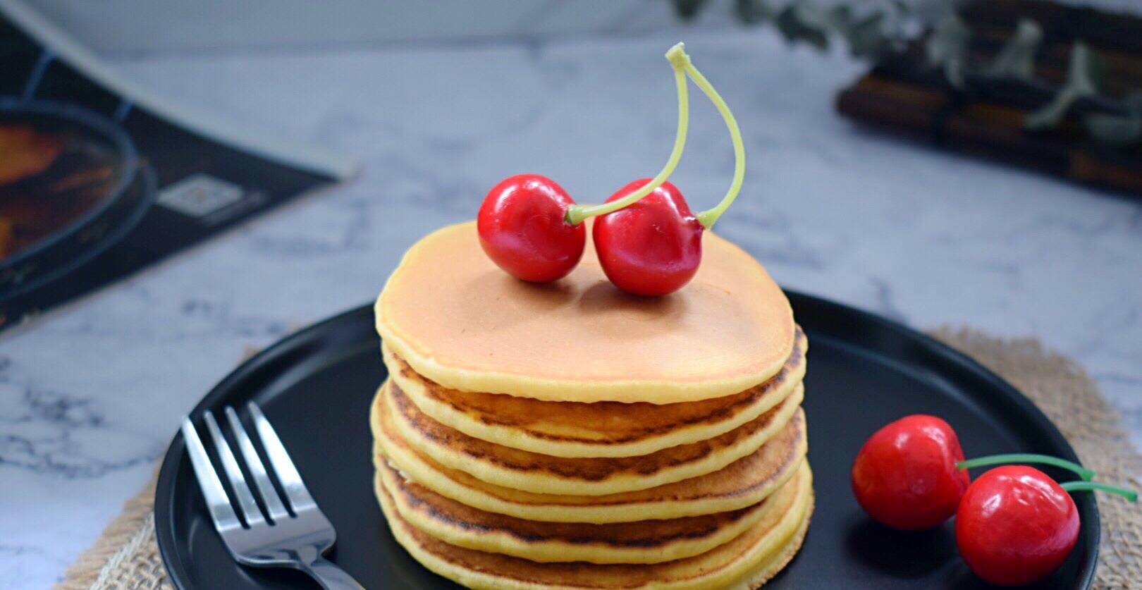 美食|香甜可口的玉米松饼,好吃又美味,制作简单又健康