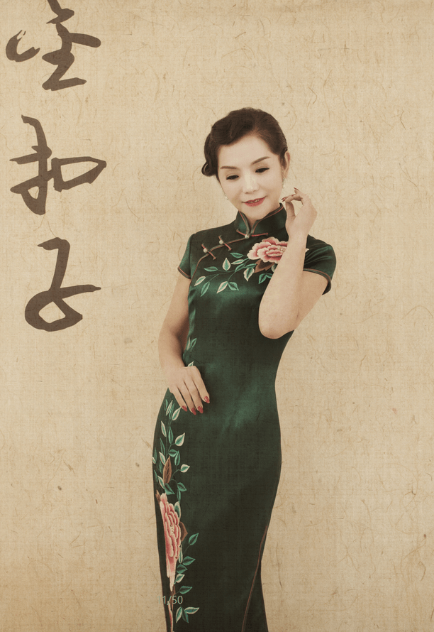 扣子|济南旗袍 不一样的金扣子 不缺婀娜与风情