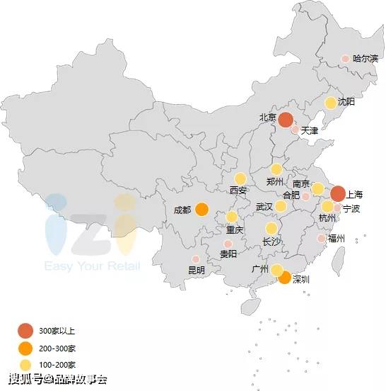 品牌|45个高端美妆品牌在国内开了5000余家门店，都开在了哪里？