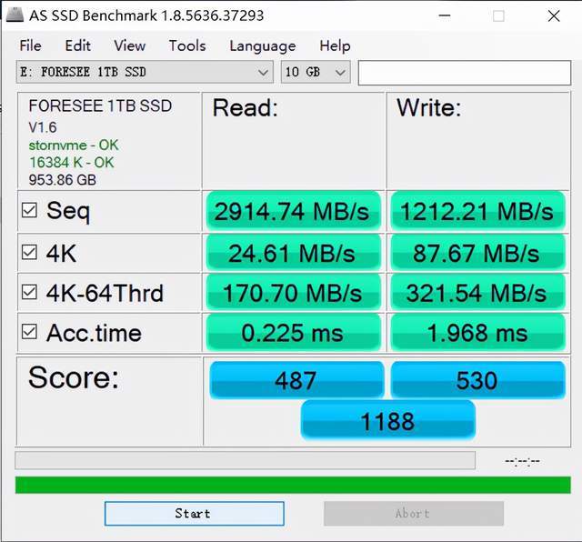 主控|江波龙 FORESEE XP1000 1TB SSD 体验：主流性能，超低发热