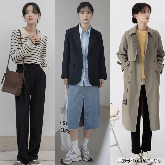卫衣|秋天上班怎么穿？这24种简约轻熟风穿搭示范，照着穿就对了