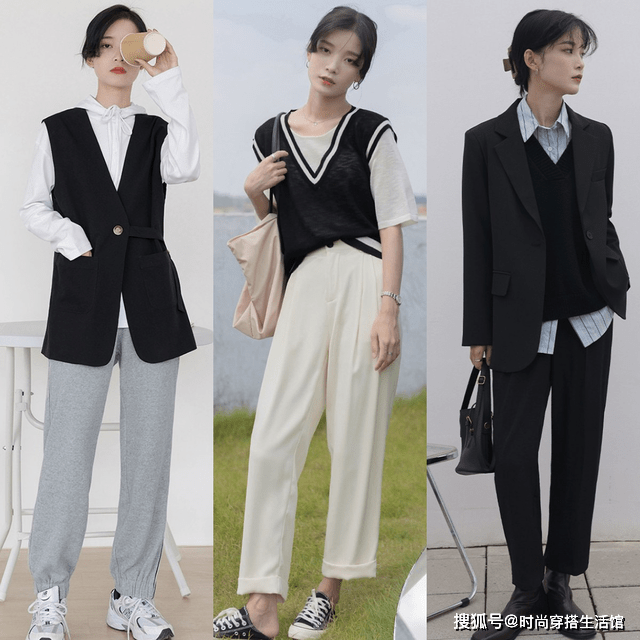 卫衣|秋天上班怎么穿？这24种简约轻熟风穿搭示范，照着穿就对了
