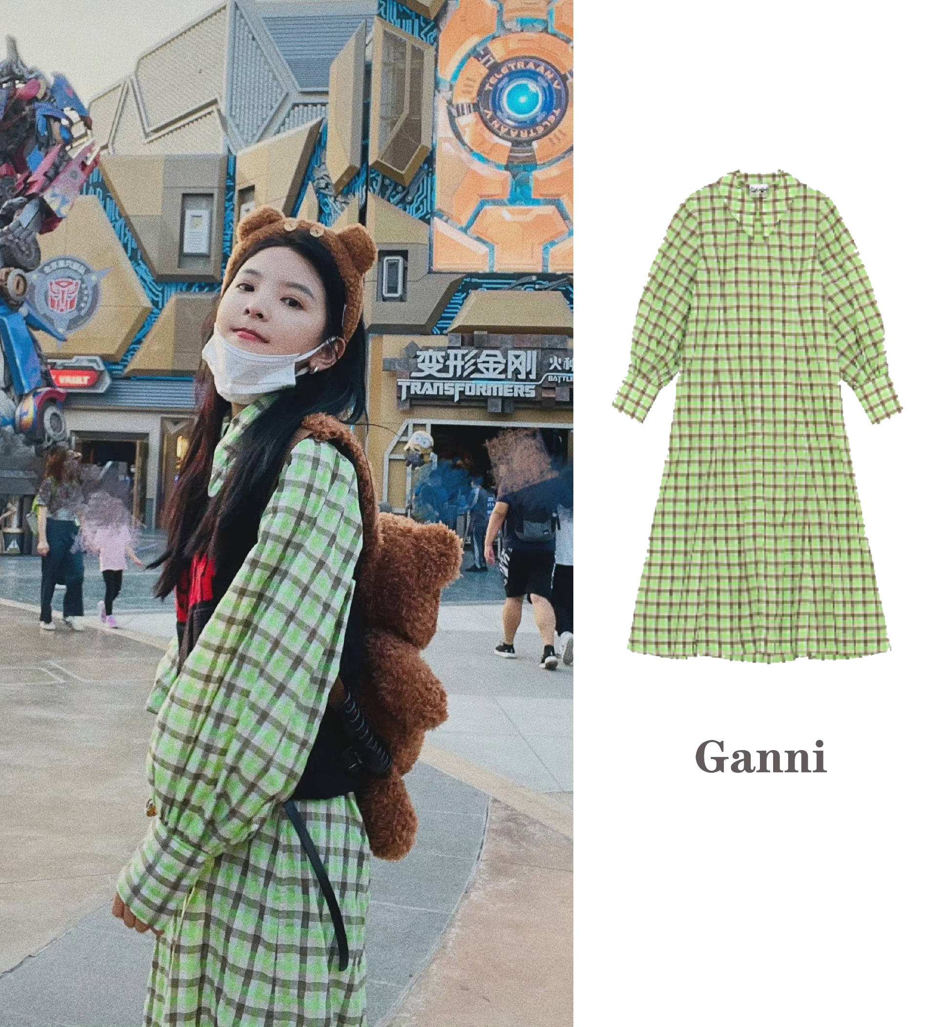 波浪|泡泡袖、格子印花、不规则裙摆,今年秋季连衣裙的时髦点整理好了