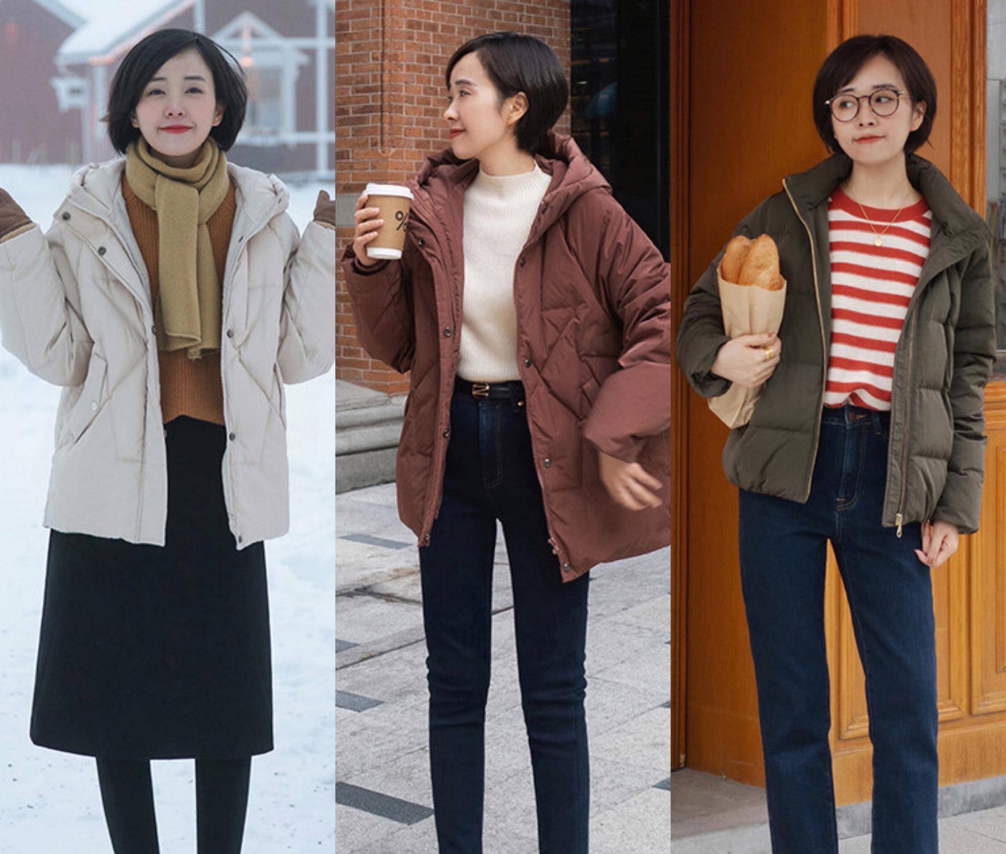 福利|怕冷女人的福利！冬天这样穿羽绒服时髦显瘦，太美了