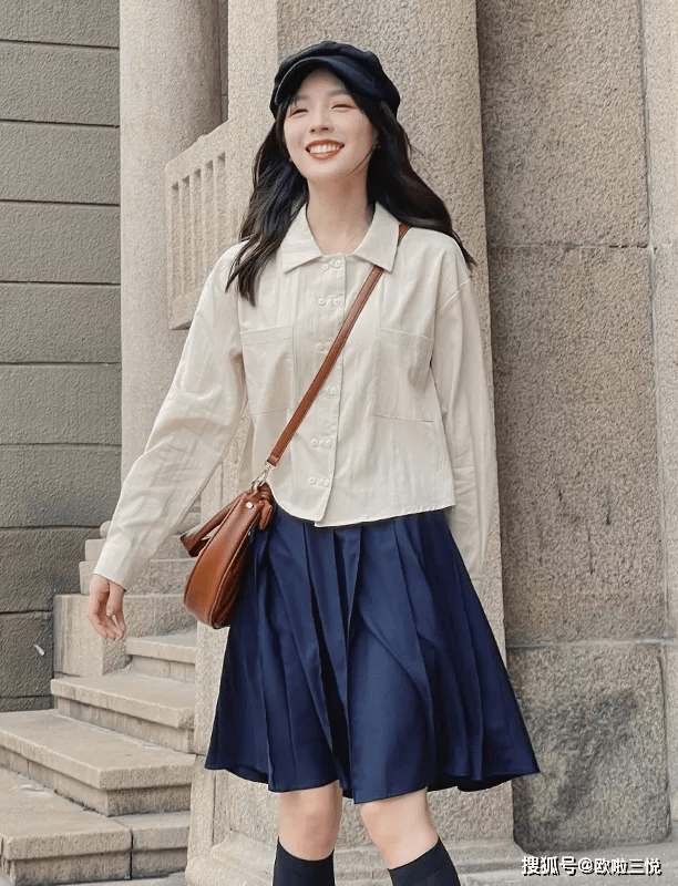 衬衣|悦穿搭：半身裙搭配 ，高级时髦有气质