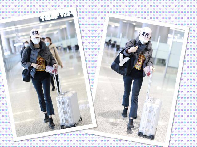 马伊琍|马伊琍可真是怕冷,裹的就像包了一层棉被,看着大气还有点可爱