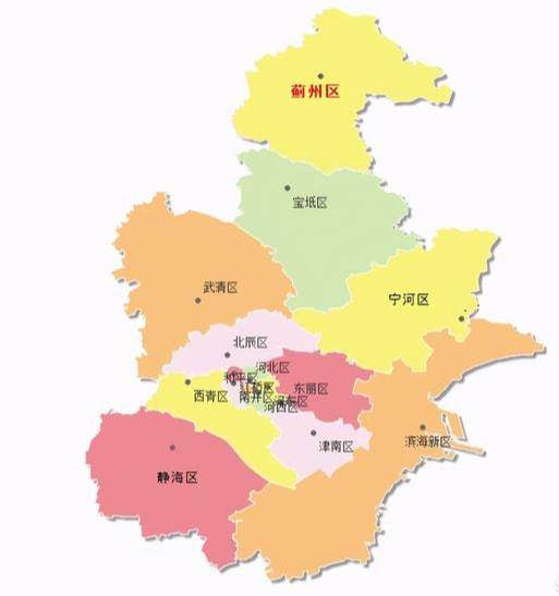 天津市地图放大图片图片
