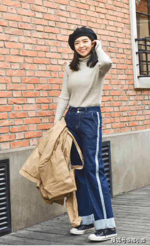 长度|紧身裤过时了,这几条牛仔裤谁穿谁瘦,看三木博主演绎的长腿穿搭