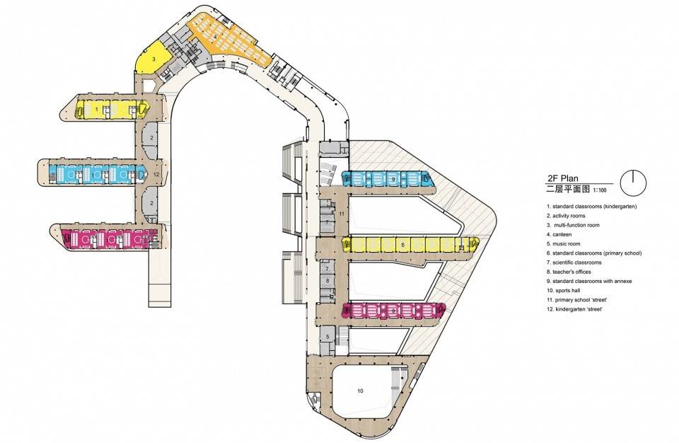设计|幼儿园和小学一体的贵族学校，这设计真绝！