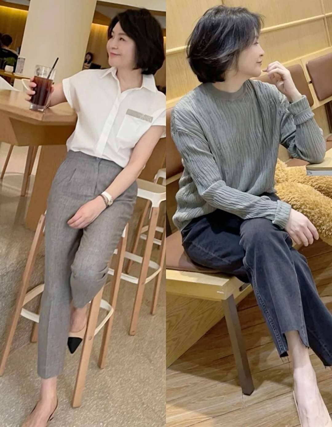 姐姐 50、60岁的女人，学着这位大龄姐姐“四穿四不穿”，优雅又女人味