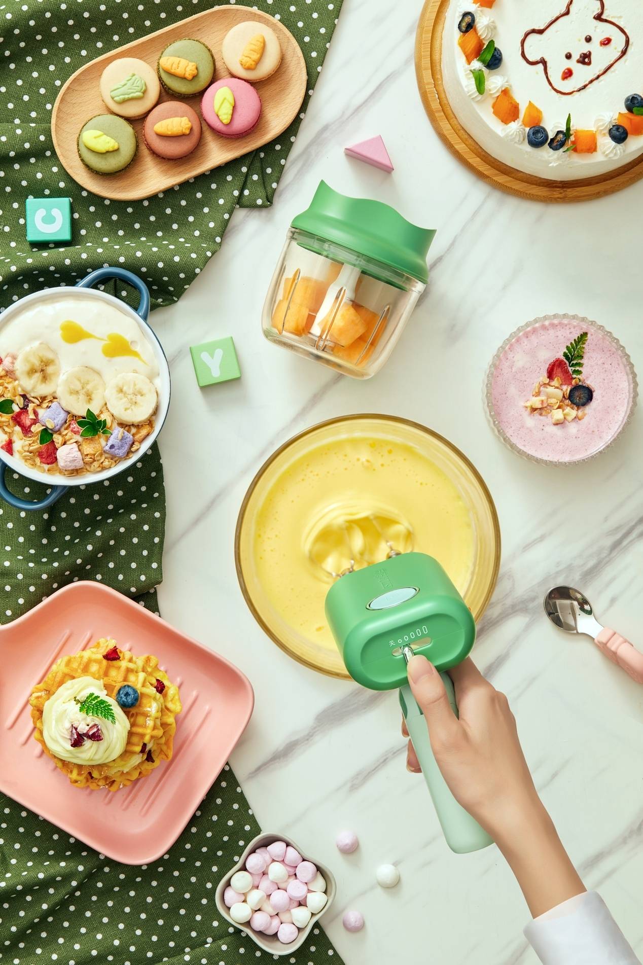 操作|浩诗HULLSI全阶料理辅食机真省事!一机搞定宝宝辅食、零食