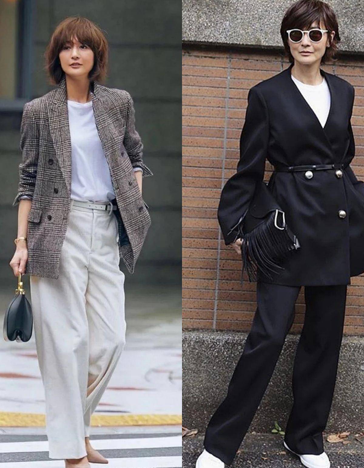 风衣 50岁女人不显老不扮嫩,学日本大婶的搭配,4件单品穿出好气质