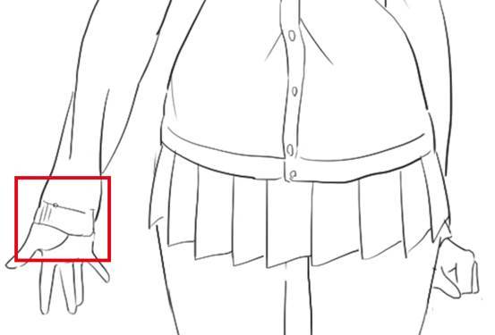 画法 各类高中生制服的绘画方法