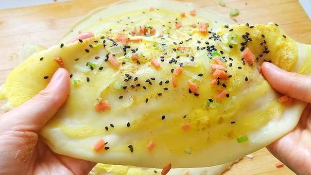 做法|早餐没时间做,学会这道早餐饼,只需要15分钟搞定全家早餐