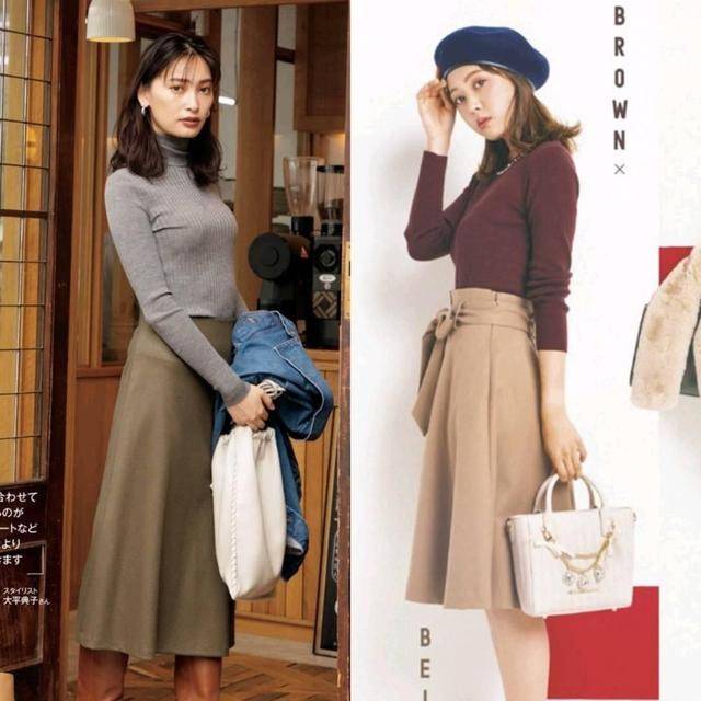 下半身 初秋搭配卫衣不如选针织衫，这两种搭配方式，简单实用还洋气