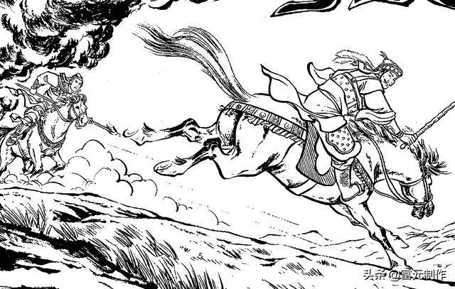 原创薛家将传奇小将薛应龙勇斗乌黑利玉屏山认母金光阵枪挑苏宝同