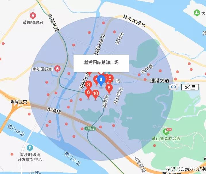 图源百度地图更重磅的是,一座高200米的高端甲级写字楼也将落地越秀