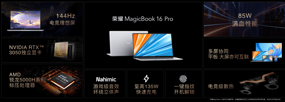 协同|轻薄机身与大视野兼顾，荣耀MagicBook 16系列亮相，4999元起