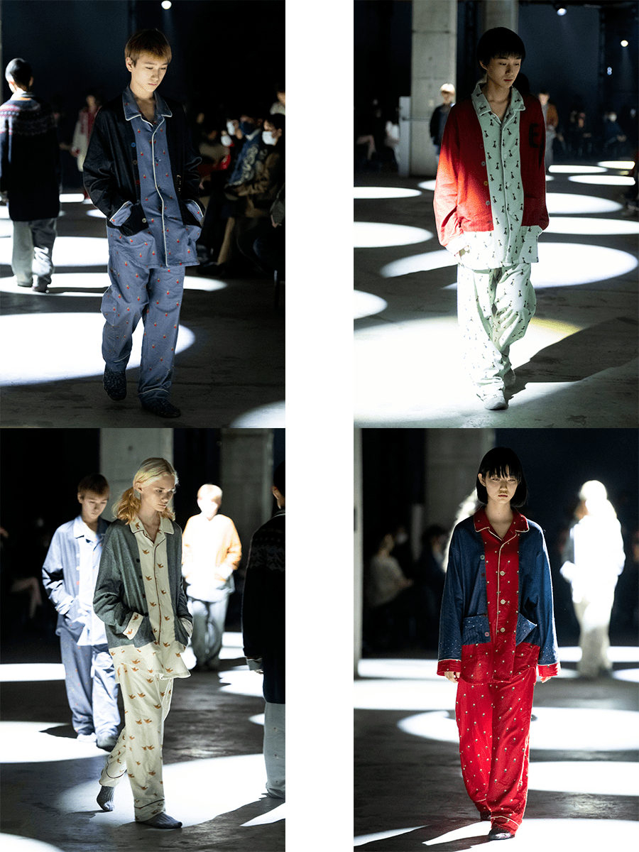 颜色 Undercover 2021秋冬，从不同的角度出发，以个人和情感化来阐释潮流