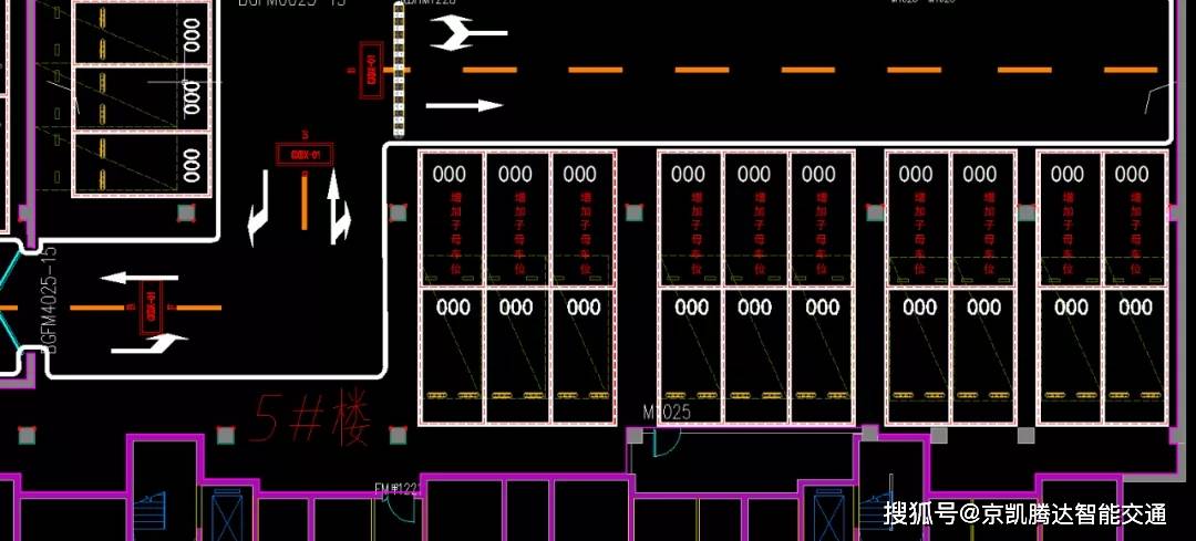 cad停车场画法图片