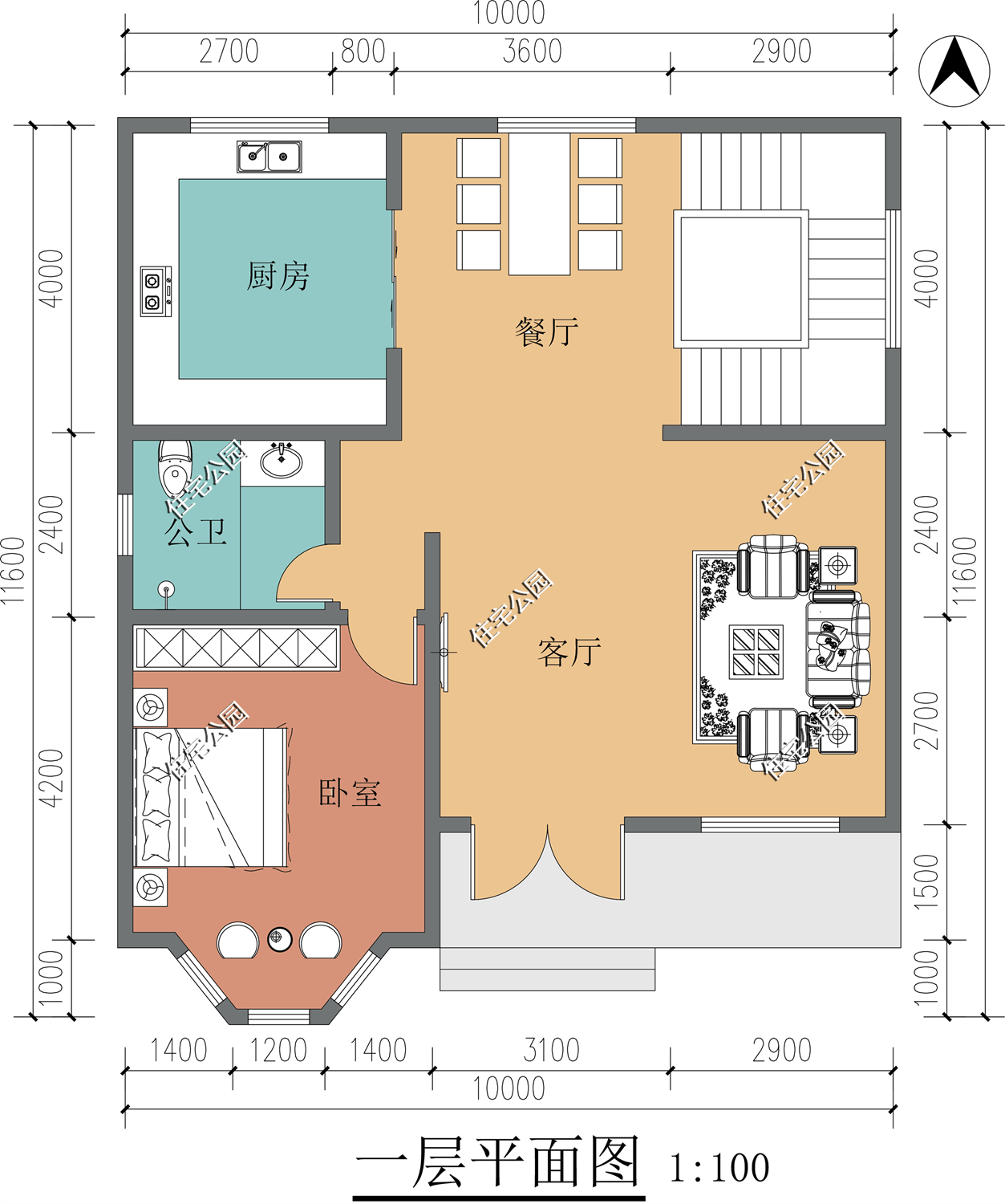 30万的预算,能在农村建什么样的房子?8套图纸看看你喜欢哪一套