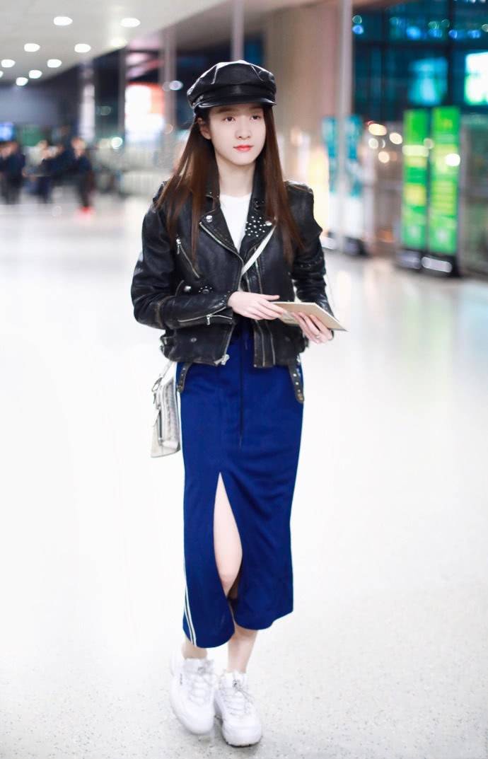 女神 张雪迎这样一条淘宝款也敢穿出街,网友:要不要这么节省