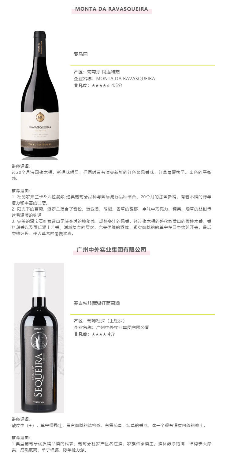 成都|非凡榜单推荐!你绝不能错过的葡萄牙葡萄酒