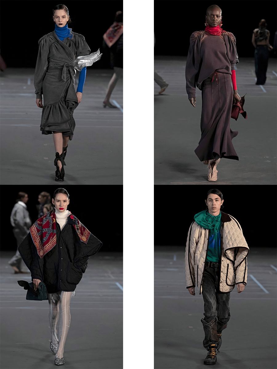 YProject YProject 2021秋冬，混乱中的不可预测性，扭结与褶皱的活力亮点