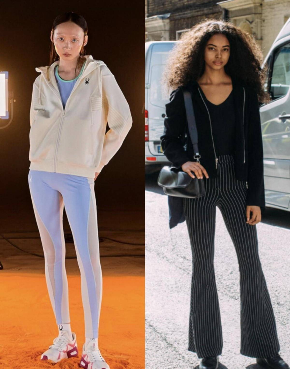 运动服 女人想要减龄，穿件拉链运动服就可以，不仅减龄还超时髦