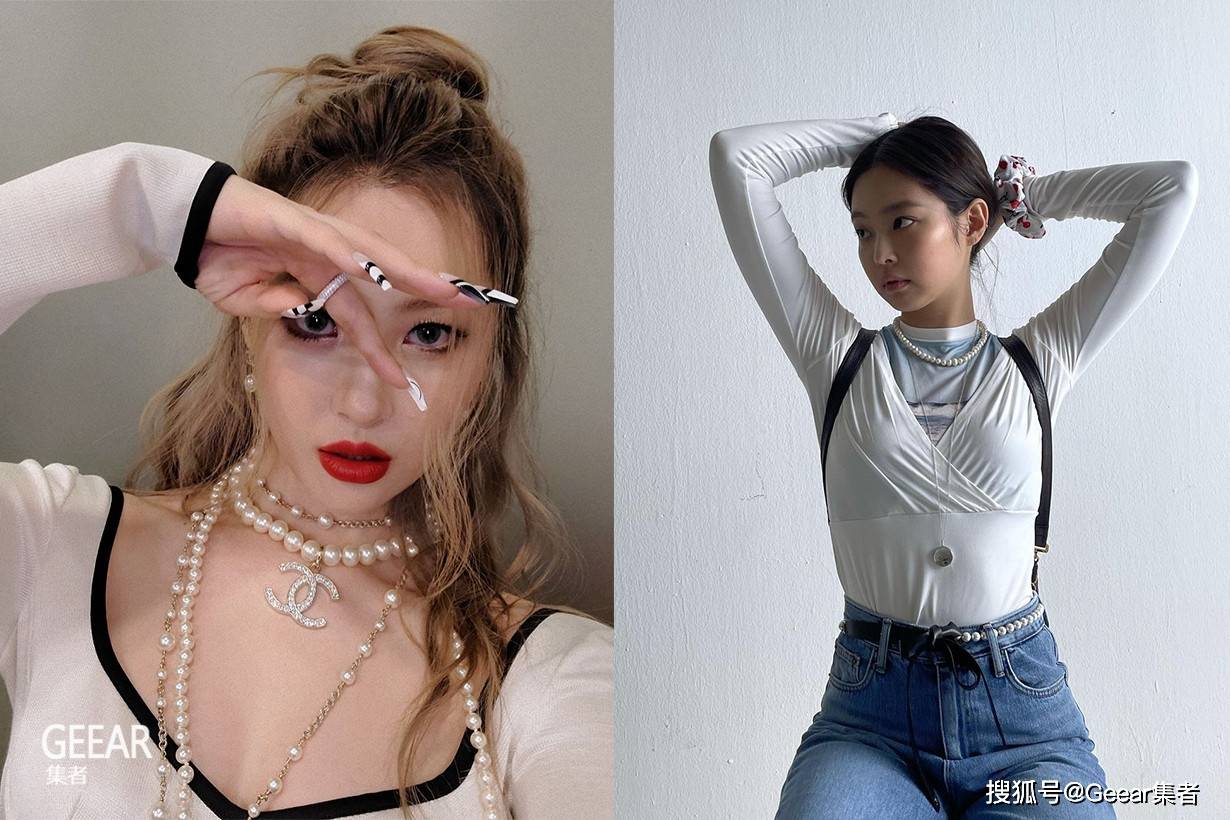 孝渊 韩星们也不约而同戴上这款项链：秋冬不能错过的珍珠首饰！