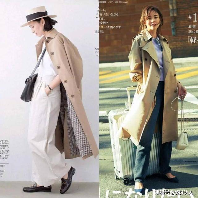 服装 秋季，“风衣”怎么穿更优雅？试试这样搭配，气质百搭又实用