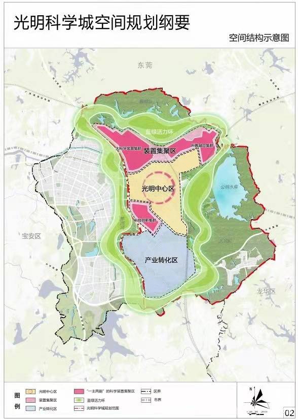 (光明科学城空间规划纲要【超级区域"粤港澳大湾区 先行示范区"双