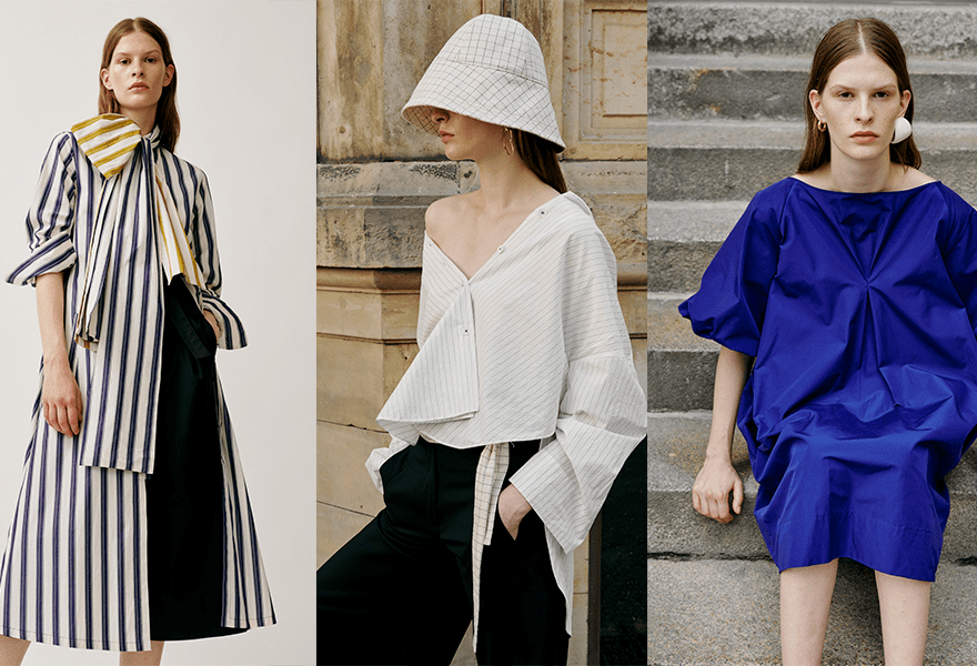 对比 Odeeh 2022春季系列，华丽的极简主义，和谐紧张并存