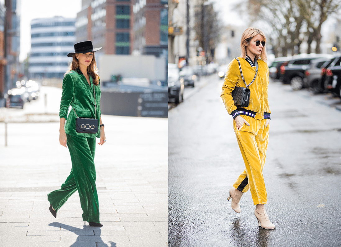 显得 丝绒服装自带“土俗”标签? 穿好了照样有高级感,一点都不廉价