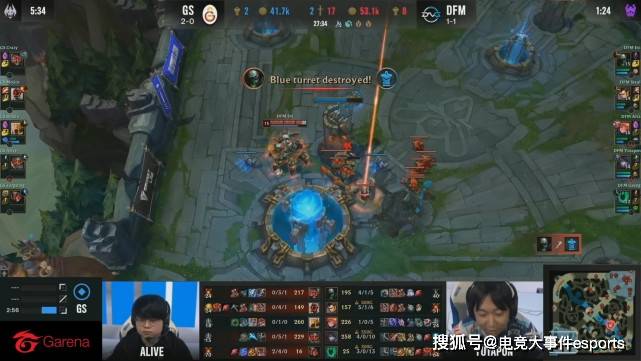 Evi|DFM轻取GS，真的太喜欢上单Evi这个选手了，感染力真的很强