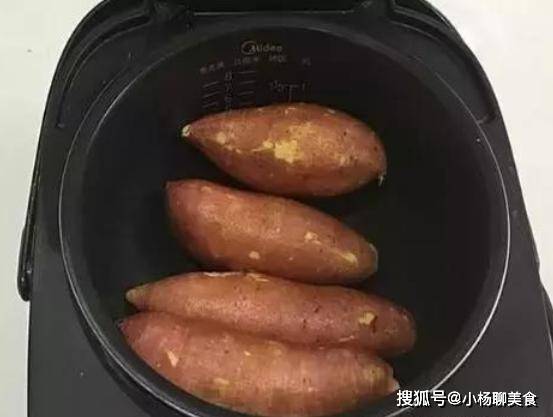 电饭煲|原来电饭煲也能烤红薯，不用加水，方便又快捷，再也不去街上买了