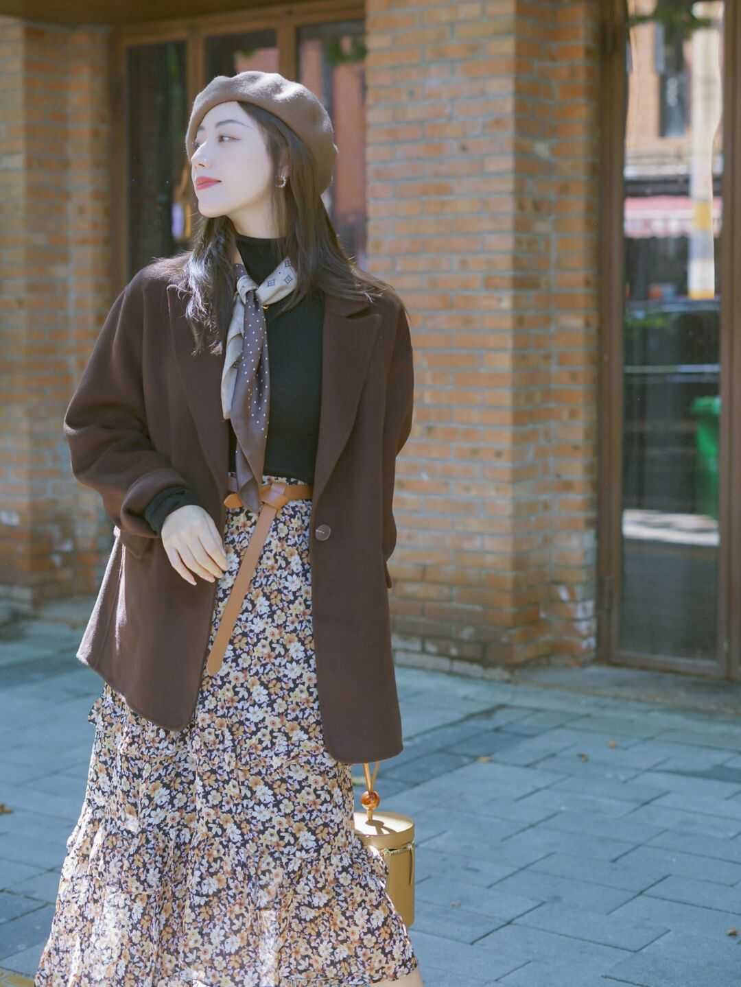 整体 秋天这样穿“碎花裙”高级又洋气,清新减龄又温柔,让你气质翻倍