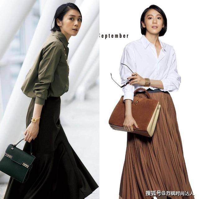 颜色 日本主妇的时尚感真强,50岁大妈穿出30岁的感觉,很值得借鉴