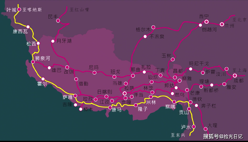 想了解西藏所有自驾线路首先了解西藏三横三纵的公路网